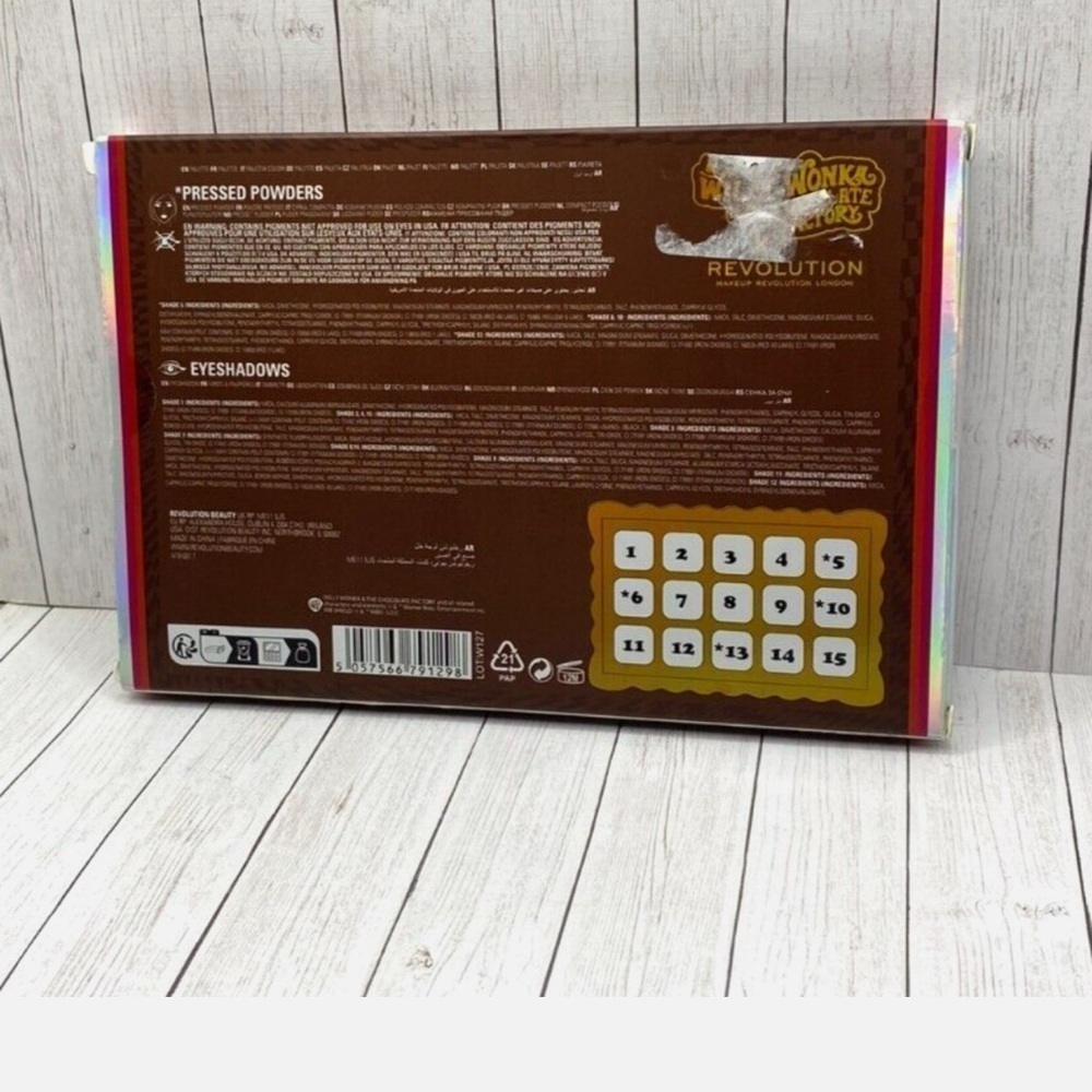 Wonka Bar Eyeshadow Palette (NEW in Box) - Picture 4 of 4